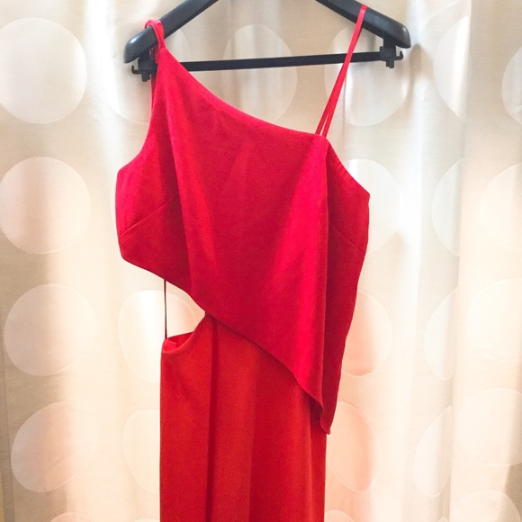 NWT 🆕 Jill Stuart One Shoulder Cutout Gown Size 0 - Picture 6 of 8